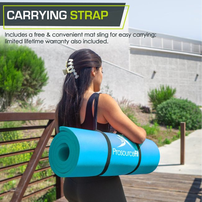 Extra Thick Yoga and Pilates Mat 1/2 inch - Image 10