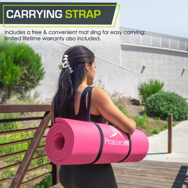 Extra Thick Yoga and Pilates Mat 1/2 inch - Image 14