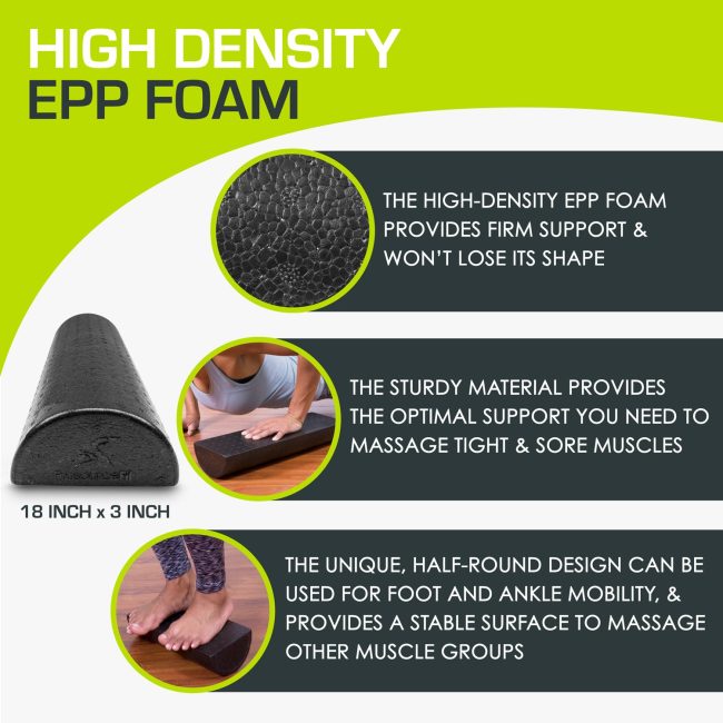 High Density Half-Round Foam Roller - Image 9