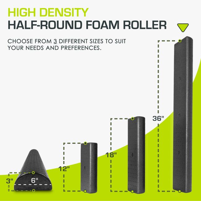 High Density Half-Round Foam Roller - Image 2