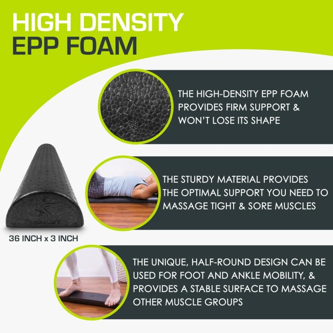 High Density Half-Round Foam Roller - Image 3