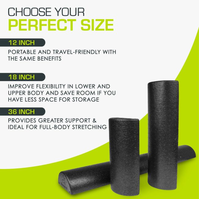 High Density Half-Round Foam Roller - Image 4