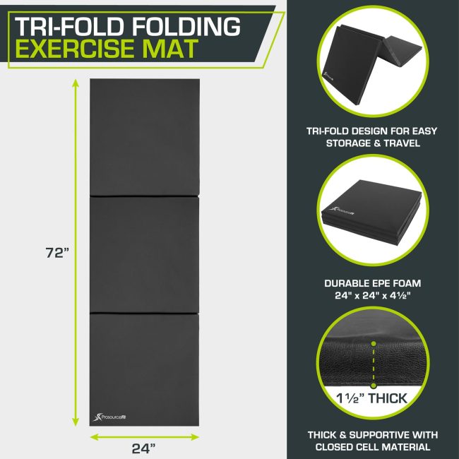 Tri-Fold Folding Exercise Mat - Image 2