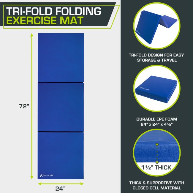 Tri-Fold Folding Exercise Mat - Image 7