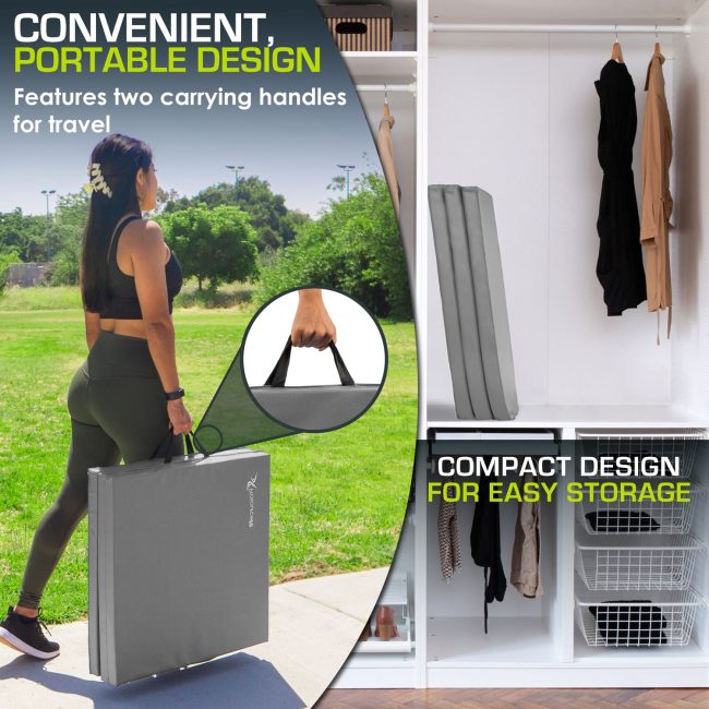 Tri-Fold Folding Exercise Mat - Image 15