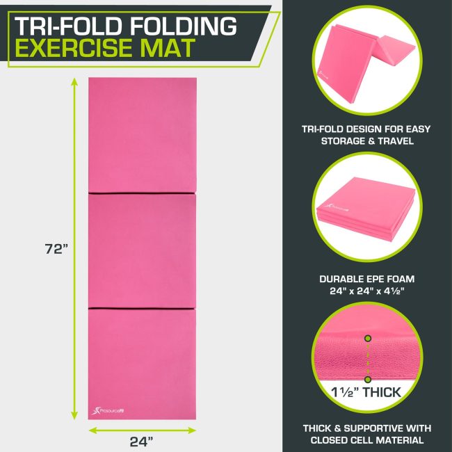 Tri-Fold Folding Exercise Mat - Image 20