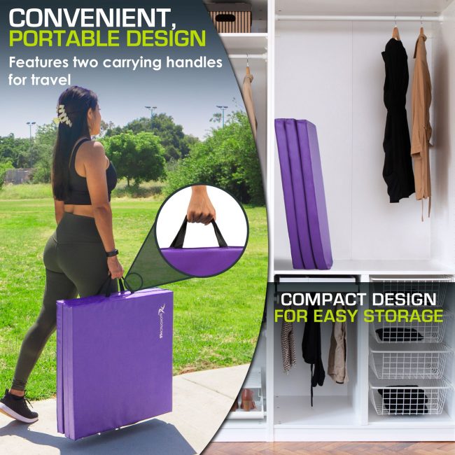Tri-Fold Folding Exercise Mat - Image 25