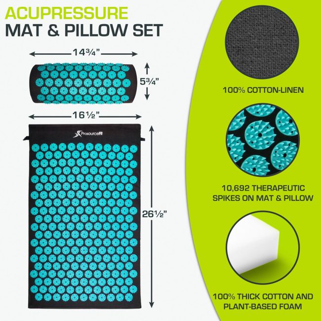 Acupressure Mat and Pillow Set - Image 56