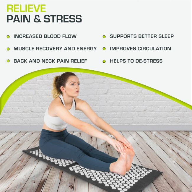 Full Body Acupressure Mat and Pillow Set - Image 4