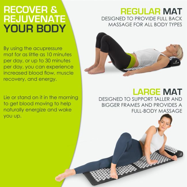 Full Body Acupressure Mat and Pillow Set - Image 5