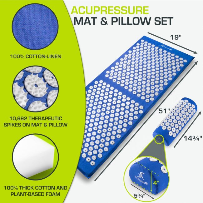 Full Body Acupressure Mat and Pillow Set - Image 8