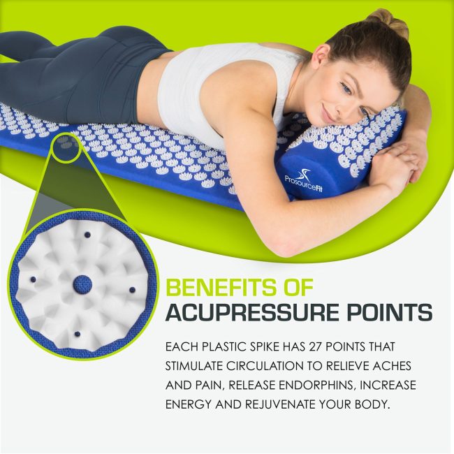 Full Body Acupressure Mat and Pillow Set - Image 9