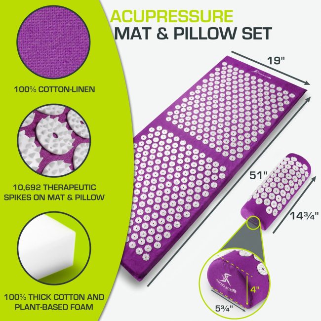 Full Body Acupressure Mat and Pillow Set - Image 20