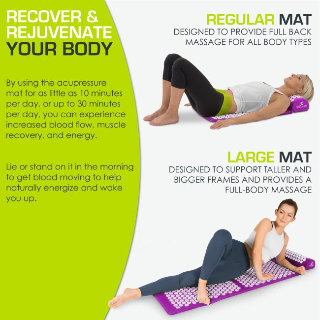 Full Body Acupressure Mat and Pillow Set - Image 23