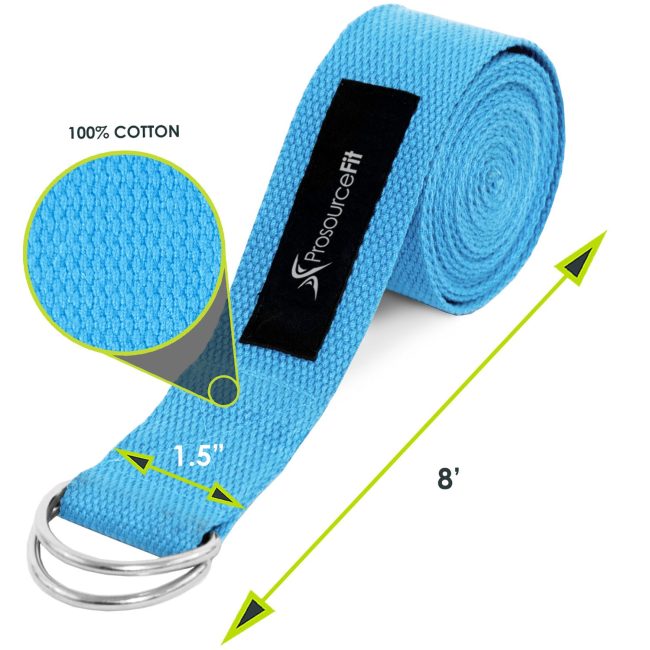 Metal D-Ring Yoga Strap - Image 10