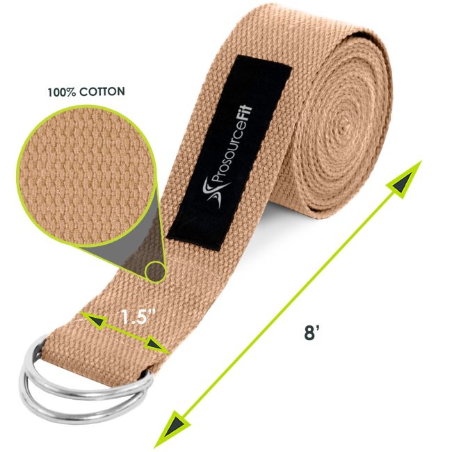 Metal D-Ring Yoga Strap - Image 42