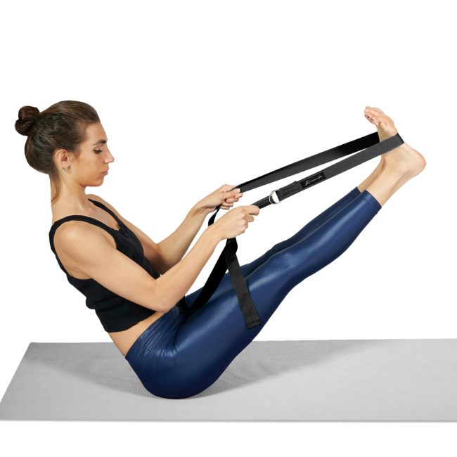 Metal D-Ring Yoga Strap - Image 4