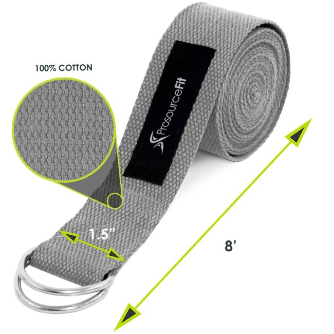 Metal D-Ring Yoga Strap - Image 34