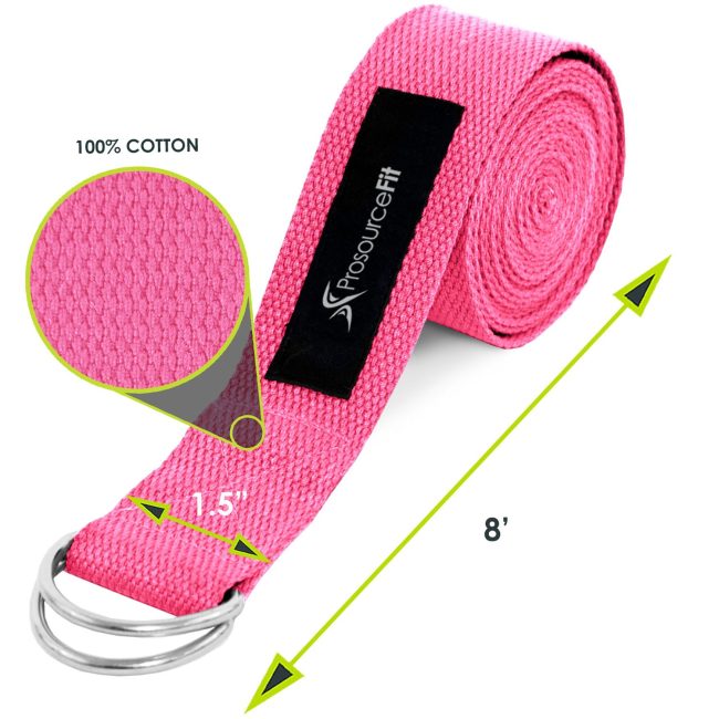Metal D-Ring Yoga Strap - Image 18