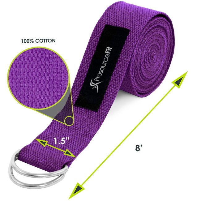 Metal D-Ring Yoga Strap - Image 26